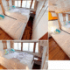 3 days shared trip. Cozy cabin with two neatly made beds, large windows providing natural light, and wooden flooring.